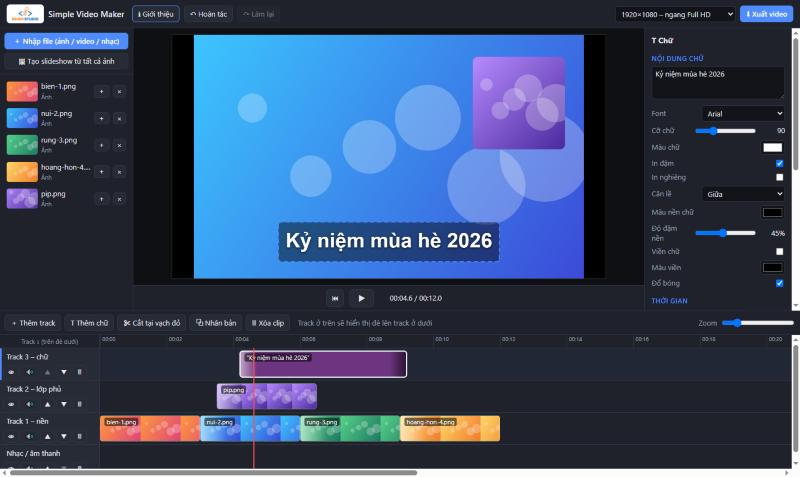Simple Video Maker